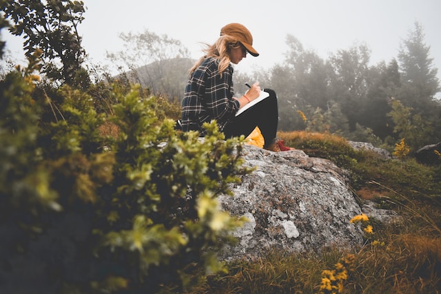 Sitting in contemplation in nature will help your healing process.